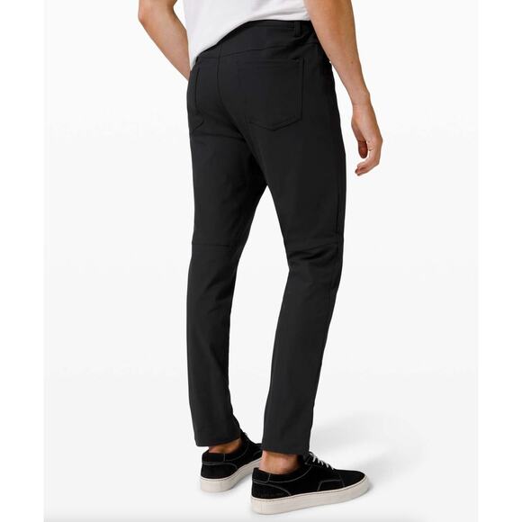 LULULEMON ABC Pant Slim *Warpstreme 28inseam" Black Sz 32 - Picture 2 of 7